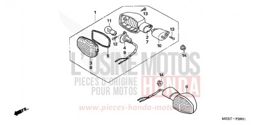 CLIGNOTANT (CBF600N/NA) CBF600N8 de 2008